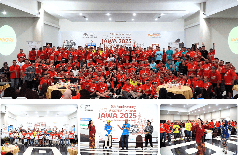 Innova Community Rayakan HUT ke-19 di Yogyakarta dengan Kopdar Akbar Jawa 2025